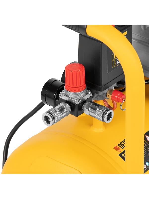 Компрессор воздушный, прямой привод DC1500/50, 1.5 кВт, 50 литров, 220 л/мин Denzel