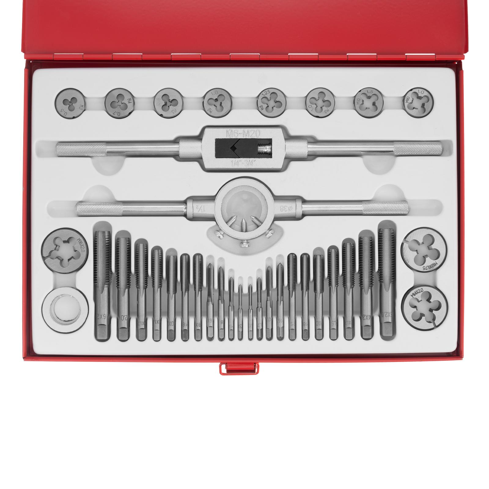 Набор метчиков и плашек М3-М16, 36 предметов Matrix