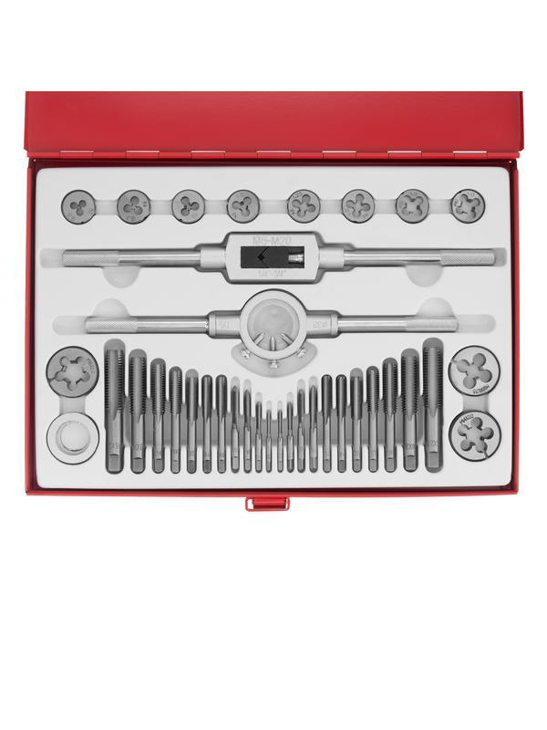 Набор метчиков и плашек М3-М16, 36 предметов Matrix