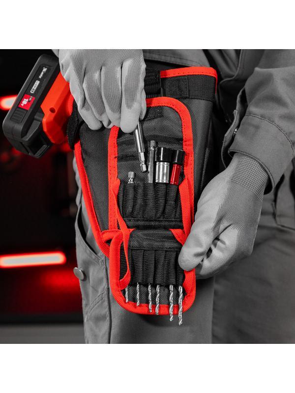 Кобура для шуруповерта с карманом для бит и сверл Matrix