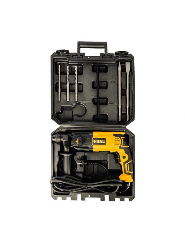 Перфоратор электрический RH-650-18, SDS-plus, 650 Вт, 2.0 Дж, 3 плюс 1 режим Denzel
