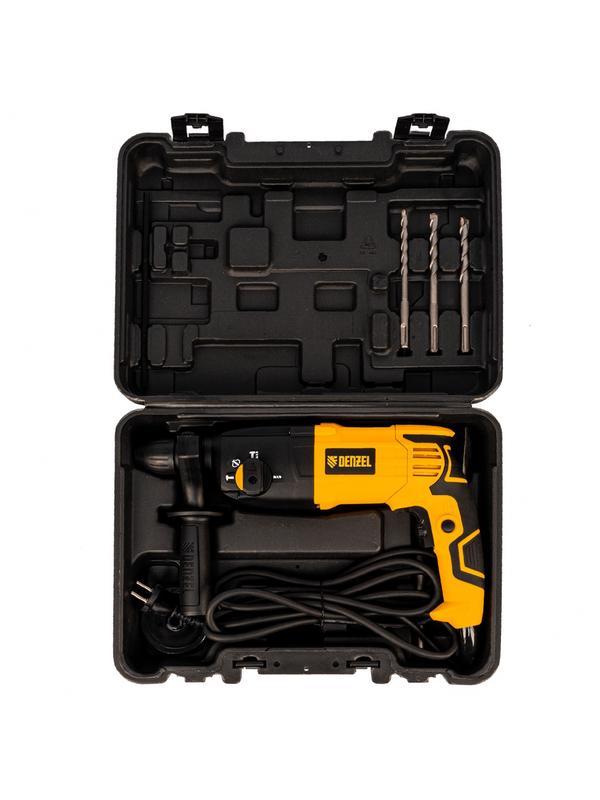 Перфоратор электрический RH-750-24, SDS-plus, 750 Вт, 2.5 Дж, 3 режима Denzel