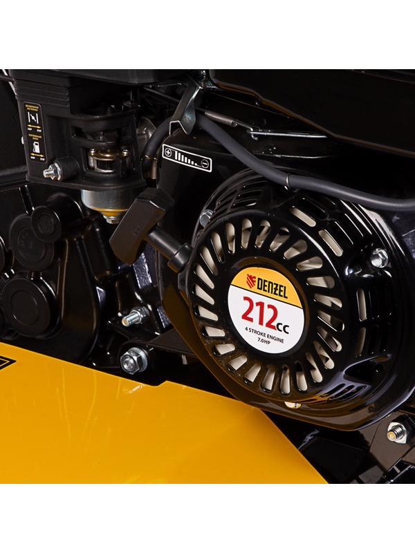 Мотоблок DPT-370-PRO, 7 л.с, ременное сцепление, ширина 90 см, глубина 35 см, фрез 3 х 4, ШОМ, передачи 4В/2Н Denzel