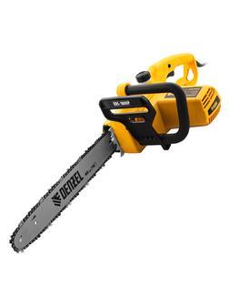 Пила цепная электрическая EDS-1800P, 1.8 кВт,поперечная, шина 40 см, шаг 3/8, паз 1.3 мм, 57 звеньев Denzel