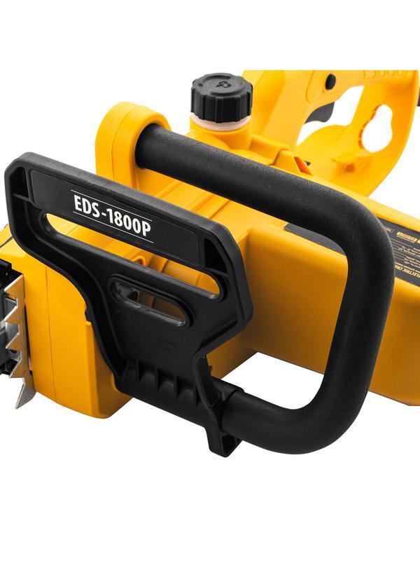 Пила цепная электрическая EDS-1800P, 1.8 кВт,поперечная, шина 40 см, шаг 3/8, паз 1.3 мм, 57 звеньев Denzel