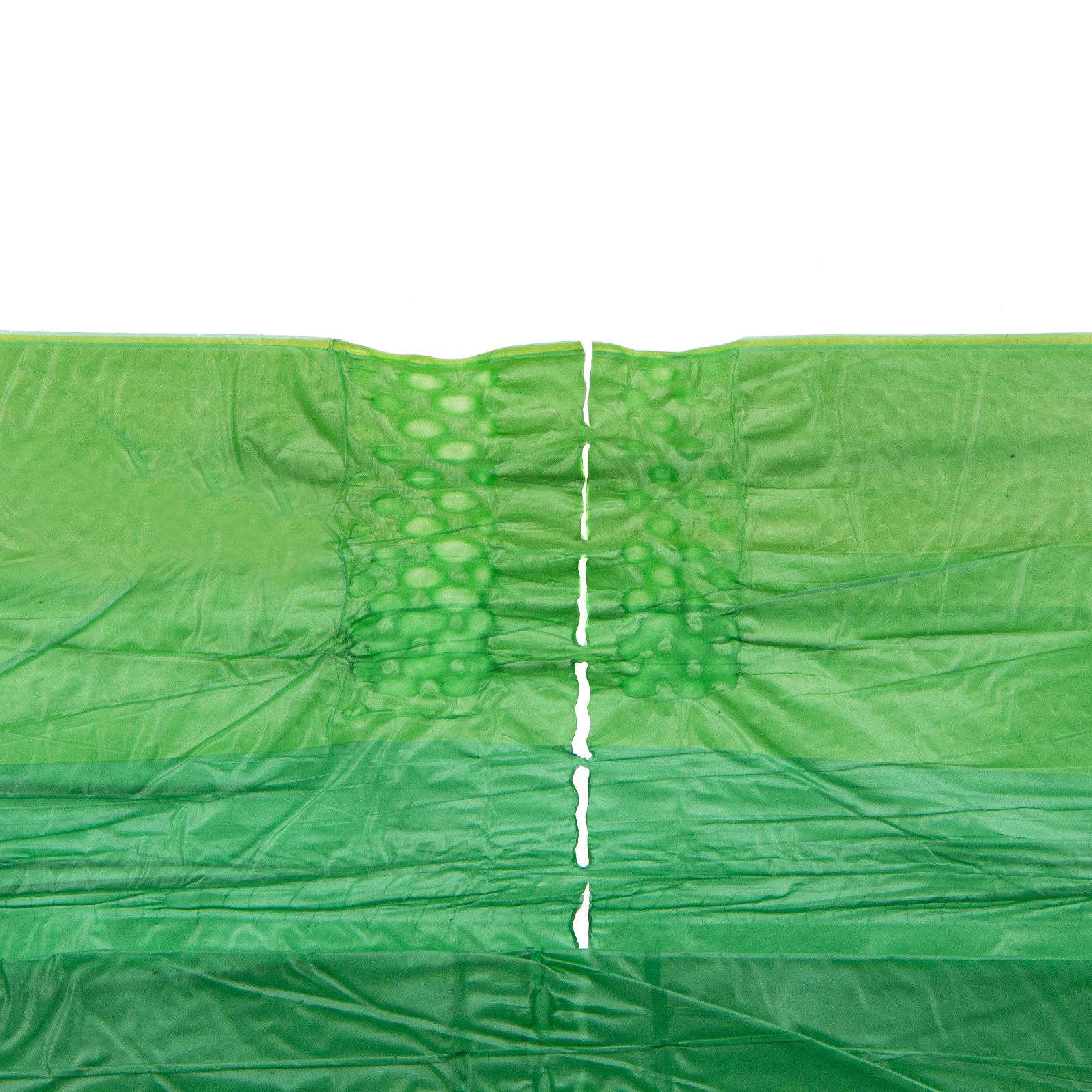 Пакеты для мусора с завязками 35 л x 15 шт., зеленые, Home Palisad