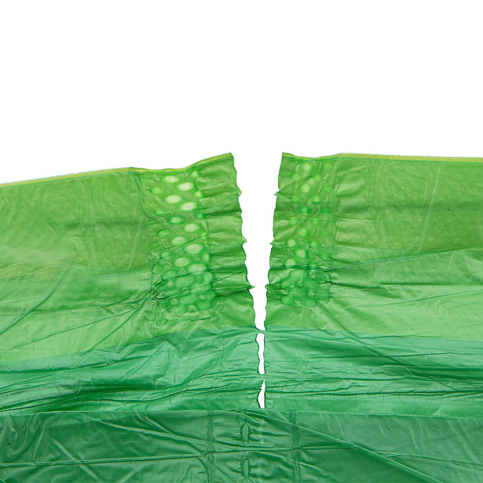 Пакеты для мусора с завязками 35 л x 15 шт., зеленые, Home Palisad