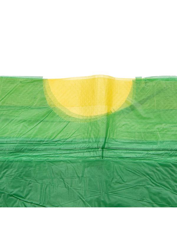 Пакеты для мусора с завязками 35 л x 15 шт., зеленые, Home Palisad