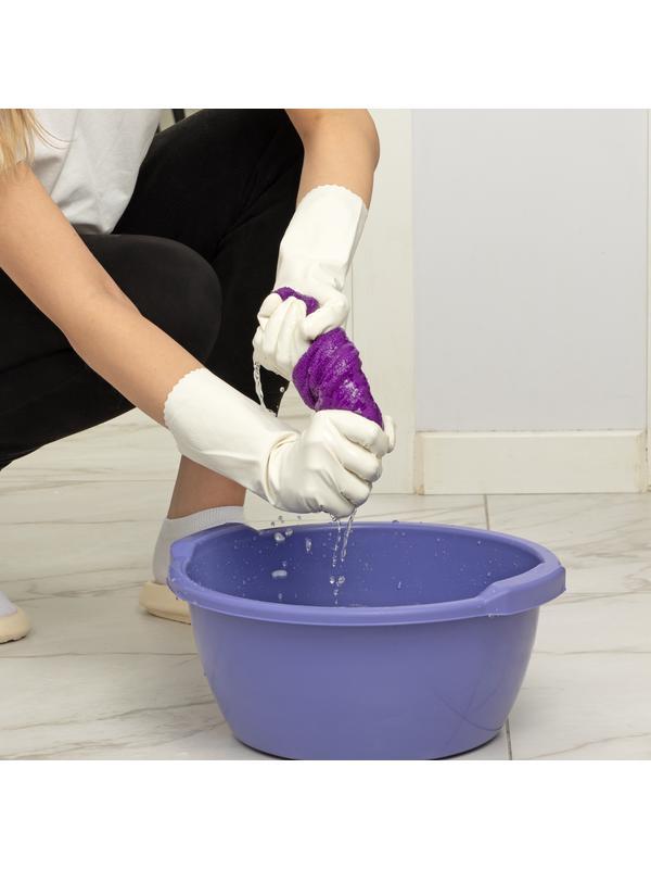 Салфетка из микрофибры для пола, 500 x 600 мм, фиолетовая, Home Palisad