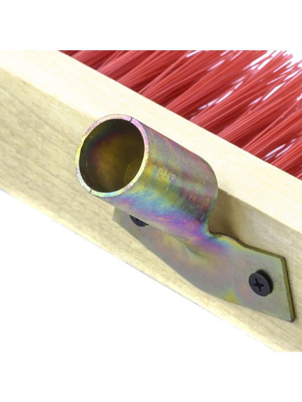 Щетка строительная 500 мм, 5 рядов, жесткая щетина, железная тулейка, без черенка Сибртех