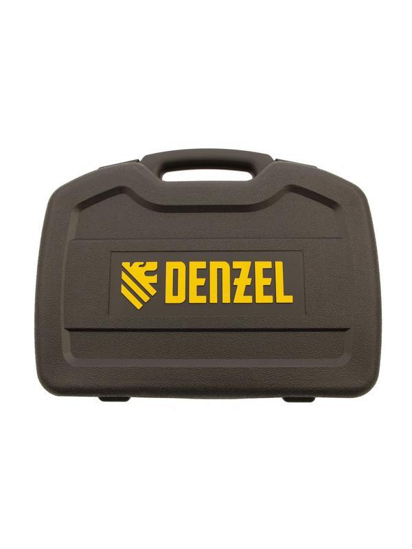 Дрель ударная ID-1050-2, 1050 Вт, 0-3000/0-1100 об/мин, 0-48000/0-17600 уд/мин, 2 скорости Denzel