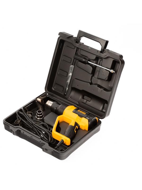 Фен технический HG-2000E, 2000 Вт, 2 режима, LCD дисплей Denzel