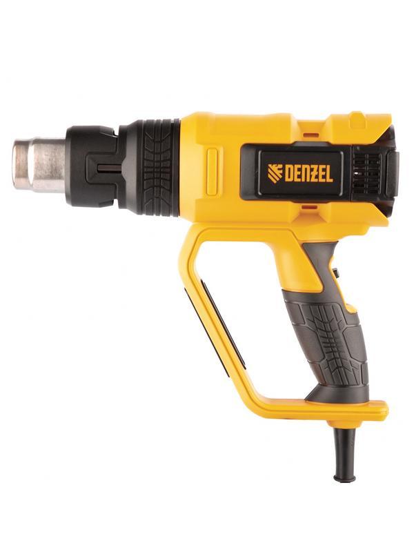 Фен технический HG-2000E, 2000 Вт, 2 режима, LCD дисплей Denzel