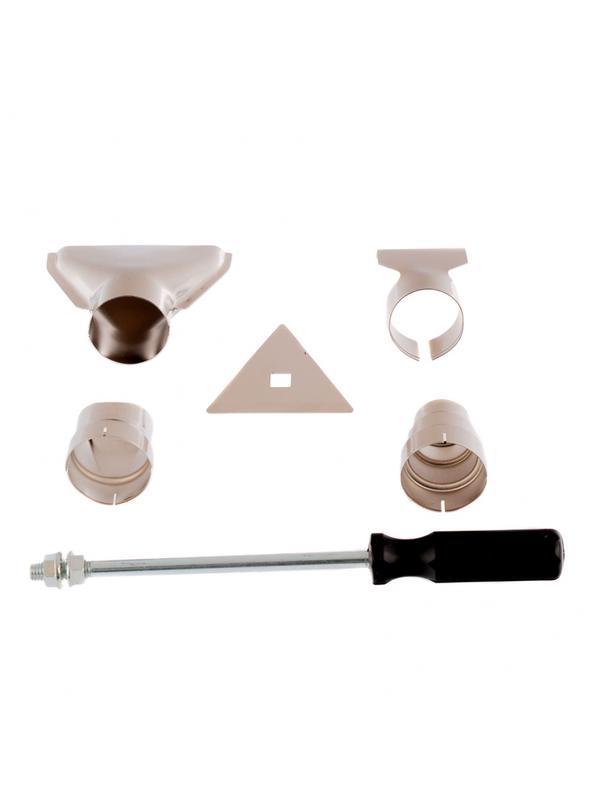 Фен технический HG-2000E, 2000 Вт, 2 режима, LCD дисплей Denzel