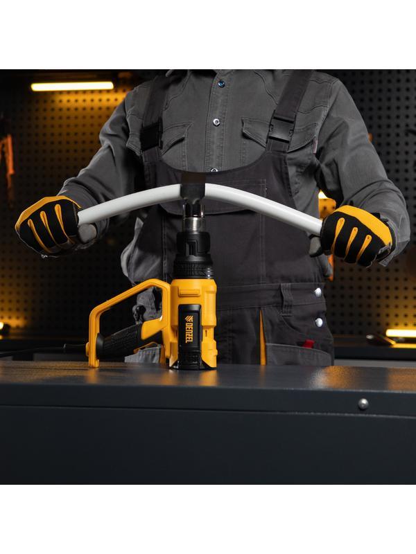 Фен технический HG-2000E, 2000 Вт, 2 режима, LCD дисплей Denzel