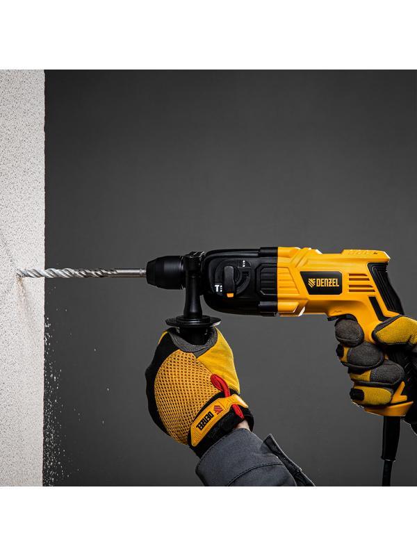 Перфоратор электрический RH-400-12, SDS-plus, 400 Вт, 1.2 Дж, 2 режима Denzel