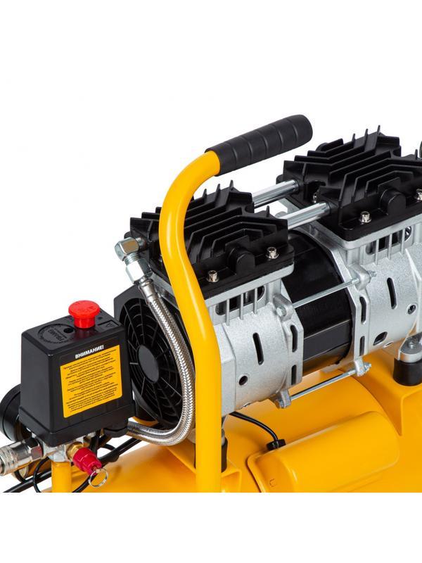 Компрессор DLS650/10 безмаслянный малошумный 650 Вт, 120 л/мин, ресивер 10 л Denzel