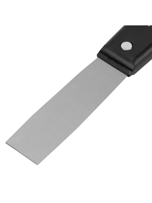 Шпательная лопатка стальная, 25 мм, полированная, пластмассовая ручка Sparta