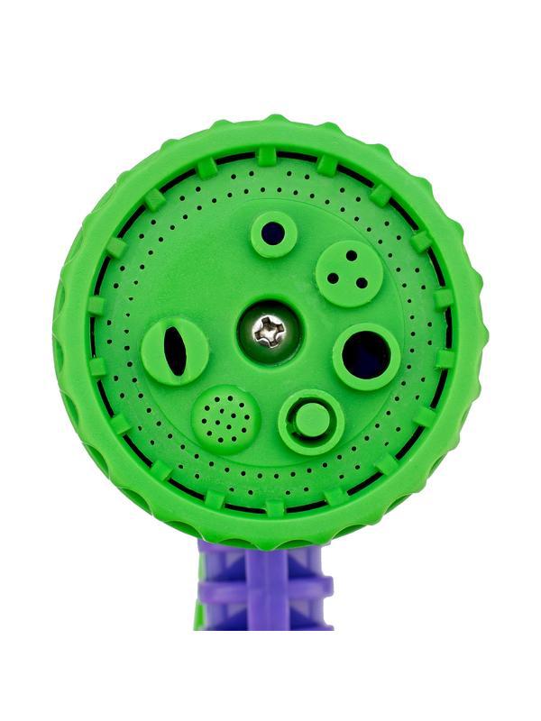 Набор поливочный, усиленый растягивающийся шланг 15 м, 7 режимов пистолет, соединитель, адаптер Palisad