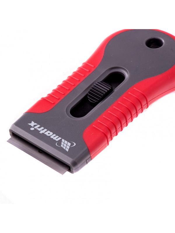 Скребок с двухкомпонентной рукояткой, выдвижное сменное лезвие Matrix