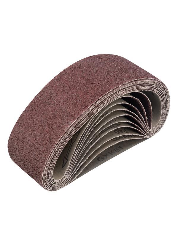 Лента абразивная бесконечная, P 40, 75 х 533 мм, 10 шт Matrix