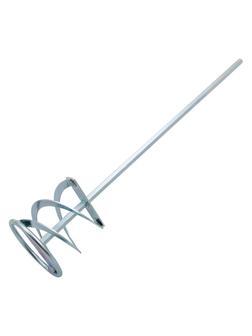 Миксер для красок и штукатурных смесей, 80 х 400 мм, оцинкованный, шестигранный хвостовик 8 мм Denzel