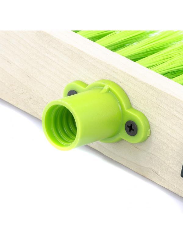 Щетка деревянная для подметания пола, 280 мм, 5 рядов, прямая тулейка с резьбой, без черенка Сибртех