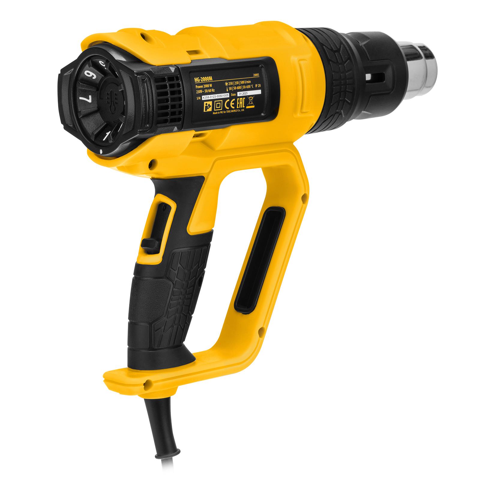 Фен технический Denzel 28005 HG-2000M, 2000 Вт, 3 режима