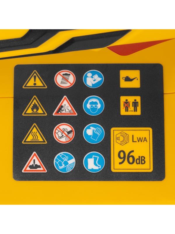 Цепная пила аккумуляторная бесщеточная RCS400-36, Li-ion, 36 В, 4 Ач, шина 400 мм Denzel