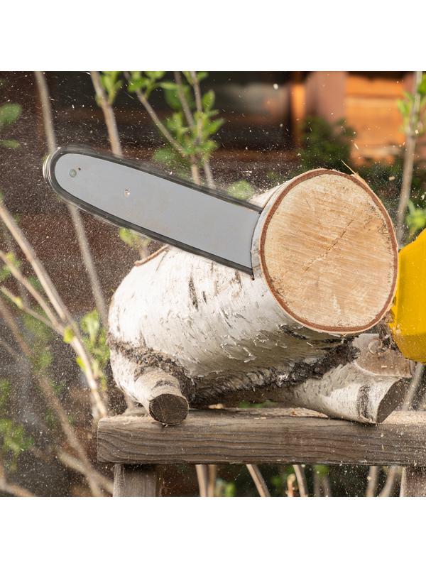 Цепная пила аккумуляторная бесщеточная RCS400-36, Li-ion, 36 В, 4 Ач, шина 400 мм Denzel