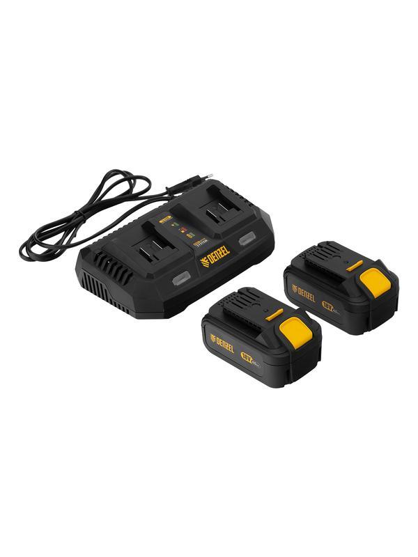 Цепная пила аккумуляторная бесщеточная RCS400-36, Li-ion, 36 В, 4 Ач, шина 400 мм Denzel