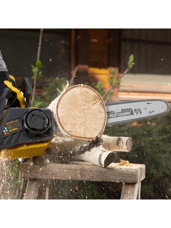 Цепная пила аккумуляторная бесщеточная RCS400-36, Li-ion, 36 В, 4 Ач, шина 400 мм Denzel