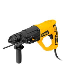 Перфоратор электрический RH-1050-26, SDS-plus, 1050 Вт, 3.2 Дж, 3 плюс 1 режим Denzel