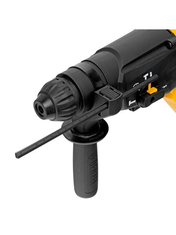 Перфоратор электрический RH-1050-26, SDS-plus, 1050 Вт, 3.2 Дж, 3 плюс 1 режим Denzel