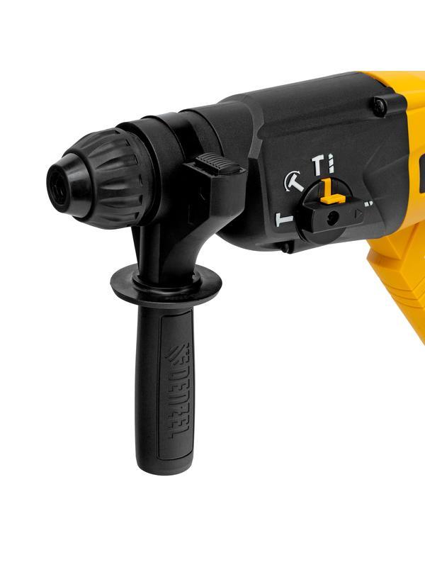 Перфоратор электрический RH-1050-26, SDS-plus, 1050 Вт, 3.2 Дж, 3 плюс 1 режим Denzel