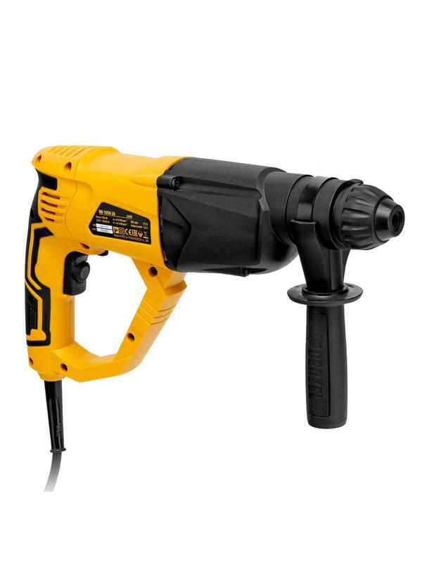 Перфоратор электрический RH-1050-26, SDS-plus, 1050 Вт, 3.2 Дж, 3 плюс 1 режим Denzel