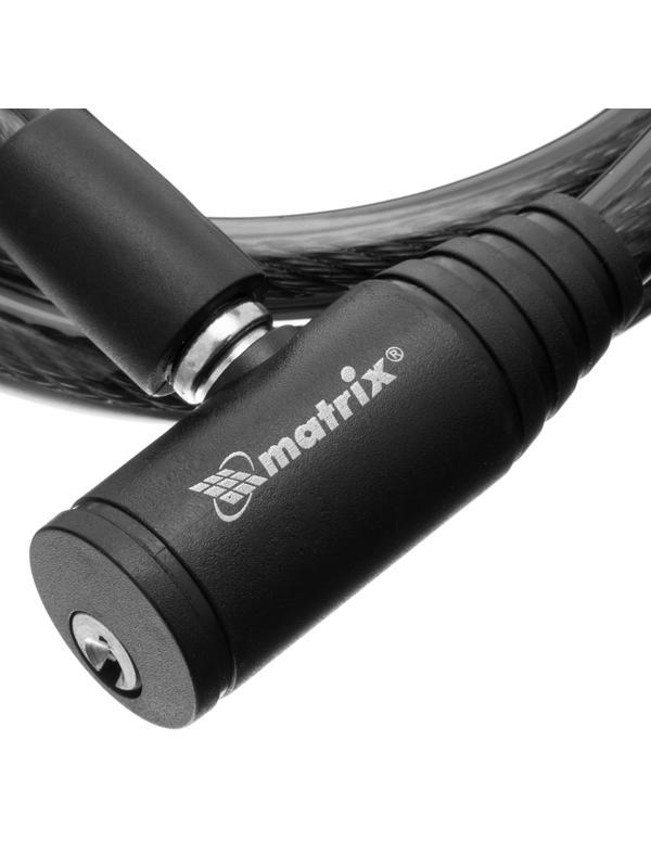 Замок тросовый универсальный, 10 х 960 мм Matrix