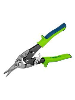 Ножницы по металлу, 250 мм, правый рез, сталь С55, двухкомпонентные рукоятки СИБРТЕХ