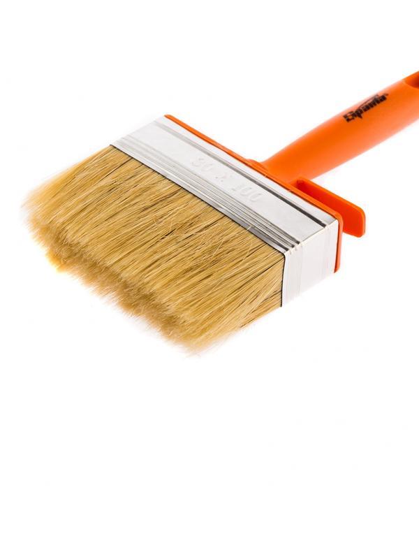 Кисть-ракля, 30 х 100 мм, натуральная щетина, пластмассовый корпус, пластмассовая ручка Sparta