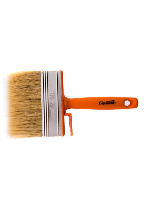 Кисть-ракля, 30 х 100 мм, натуральная щетина, пластмассовый корпус, пластмассовая ручка Sparta