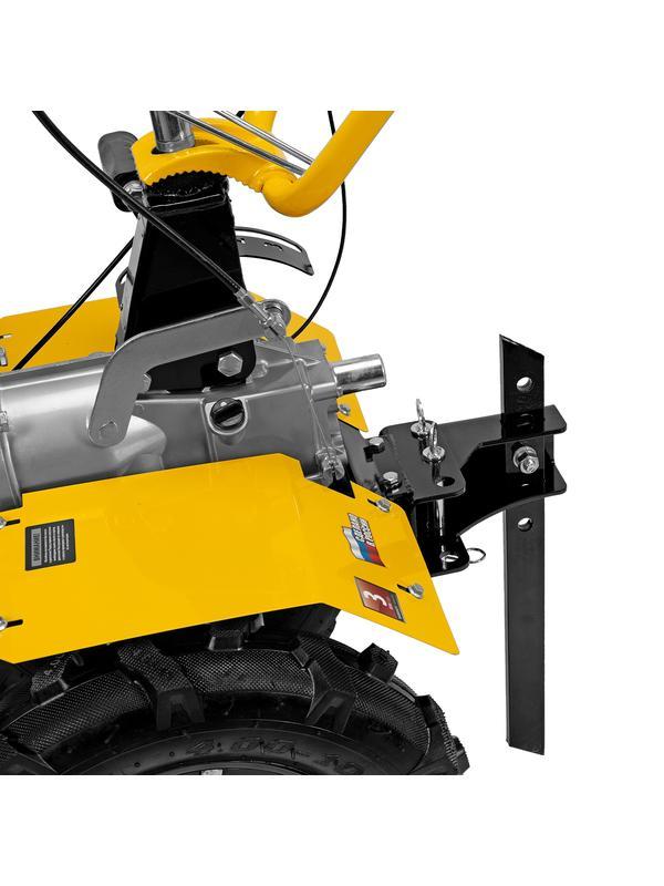 Мотоблок DPT-370X, 7 л.с, дисковое сцепление, ширина 90 см, глубина 35 см, фрез 3 х 4, ВОМ, передачи 3В/1Н Denzel