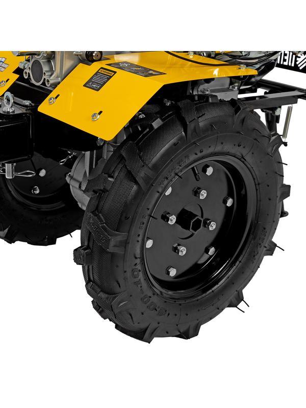 Мотоблок DPT-370X, 7 л.с, дисковое сцепление, ширина 90 см, глубина 35 см, фрез 3 х 4, ВОМ, передачи 3В/1Н Denzel