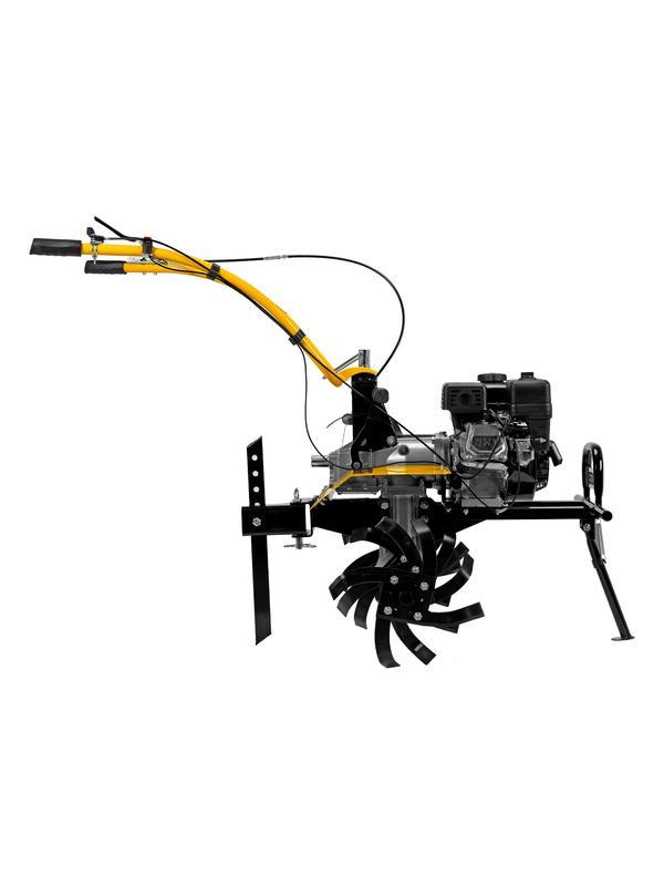 Мотоблок DPT-370X, 7 л.с, дисковое сцепление, ширина 90 см, глубина 35 см, фрез 3 х 4, ВОМ, передачи 3В/1Н Denzel