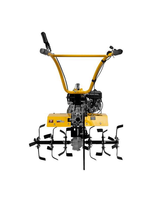 Мотоблок DPT-370X, 7 л.с, дисковое сцепление, ширина 90 см, глубина 35 см, фрез 3 х 4, ВОМ, передачи 3В/1Н Denzel