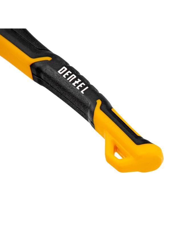 Ножницы по металлу, 315 мм, прямой проходной рез, сталь-CrMo, трехкомпонентные рукоятки Denzel