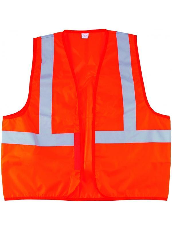 Жилет сигнальный, оранжевый, размер XL Сибртех