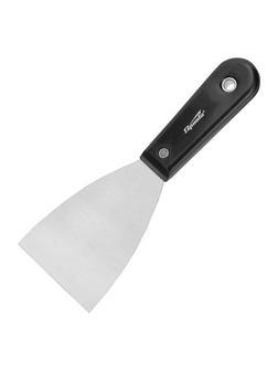 Шпательная лопатка стальная, 75 мм, полированная, пластмассовая ручка Sparta