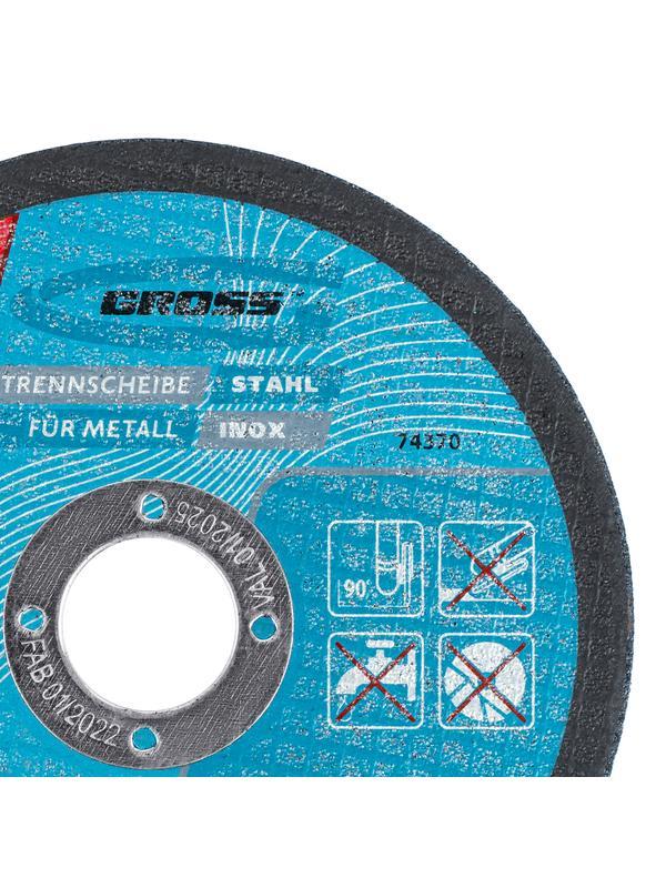 Круг отрезной по металлу, 125 х 1.6 х 22 мм Gross