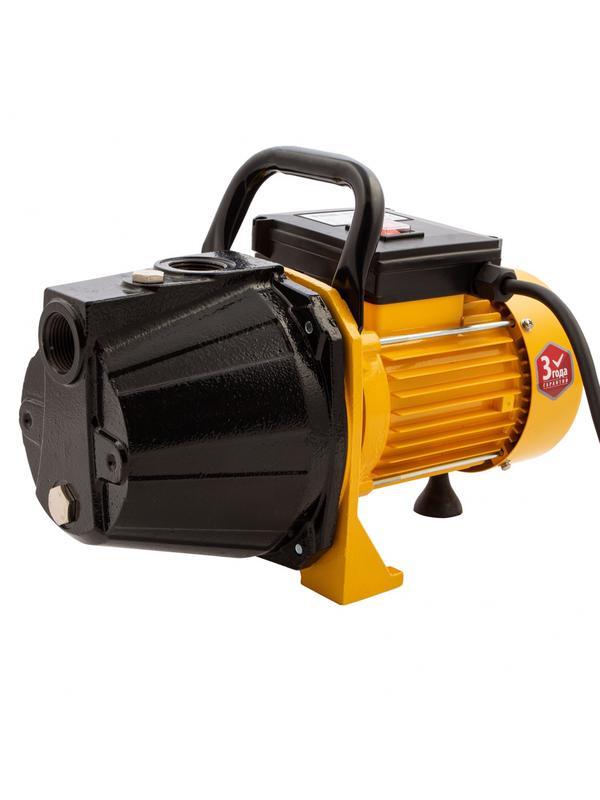 Садовый поверхностный насос GP1100C, 1100 Вт, 4500 л/ч, подъем 46 м, чугун Denzel