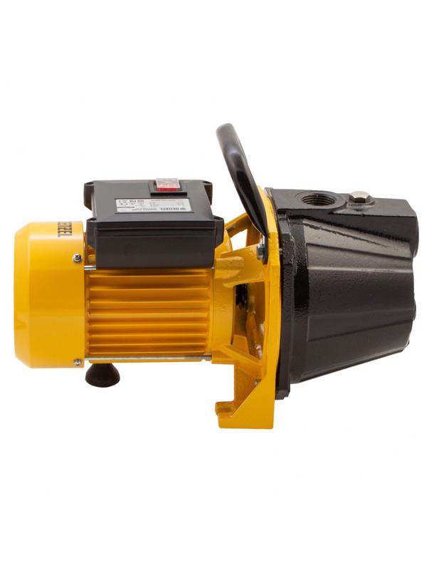 Садовый поверхностный насос GP1100C, 1100 Вт, 4500 л/ч, подъем 46 м, чугун Denzel